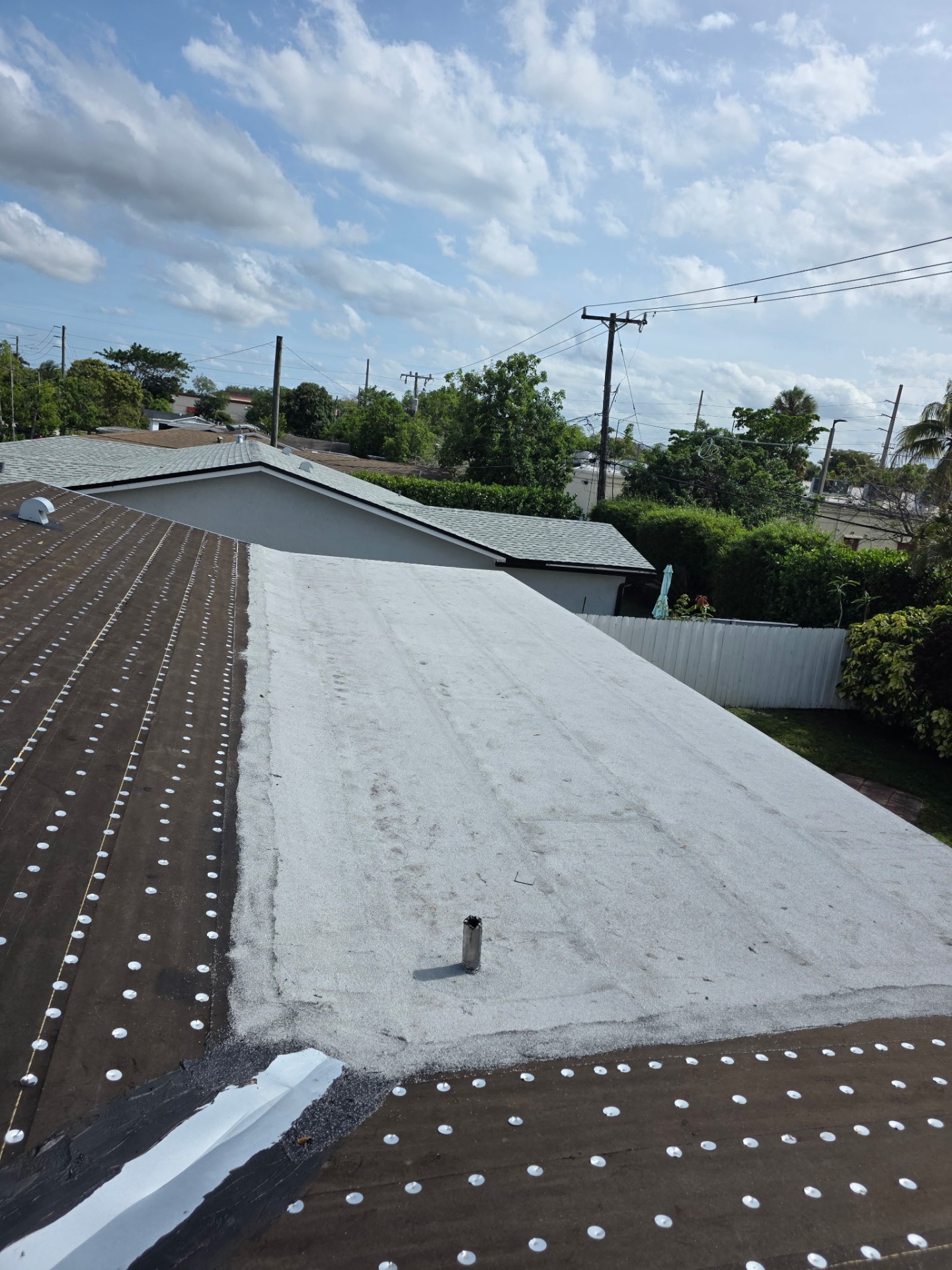 Flat Roofing project by Shield Proof Roofing in South Florida